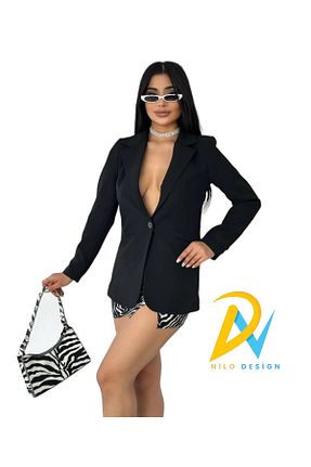 کت مشکی زنانه Blazer Farina - کد 817712324