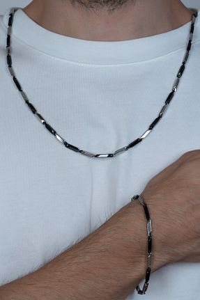 گردنبند استیل ( فولاد ) رنگی زنانه استیل ضد زنگ Takı Dükkanı - کد 302229927