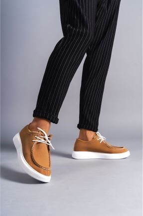 کفش کلاسیک قهوه ای مردانه جیر پاشنه کوتاه ( 4 - 1 cm ) پاشنه ساده کد 824952783
