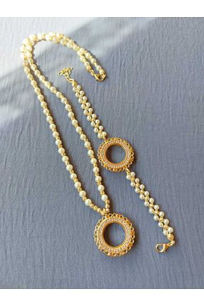 ست جواهر طلائی زنانه 2 تایی GEZERGOLD TAKI - کد 824933532