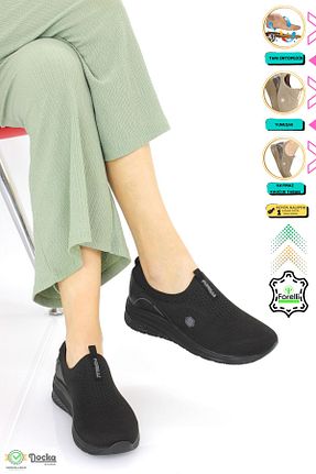 کفش کژوال مشکی زنانه تریکو Forelli - کد 825004559