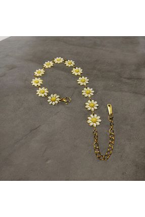 دستبند استیل (فولاد) طلائی زنانه استیل ضد زنگ çelik bileklik - کد 825025654