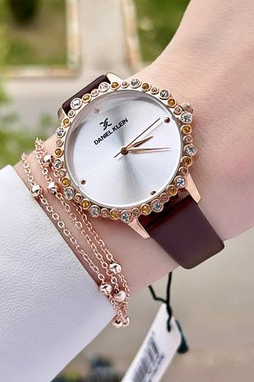 ساعت مچی صورتی زنانه 36 میلی متر Daniel Klein - کد 825078965