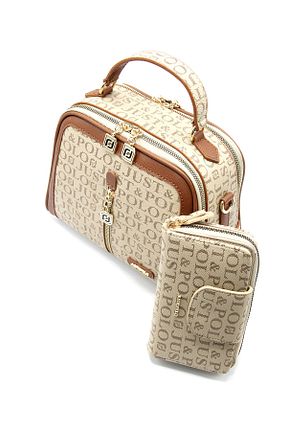 کیف دوشی سرمه ای زنانه چرم مصنوعی Just Polo - کد 114218684