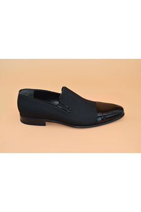 کفش کلاسیک مشکی مردانه چرم خالص TUNCZEVK - کد 113708456