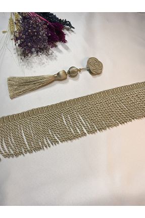 اکسسوری پرده بژ Saççax Exclusive - کد 114881764