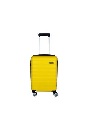 چمدان زرد زنانه پلاستیک کد 775835718