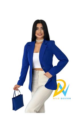 کت آبی زنانه Blazer Farina - کد 647509455