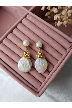 گوشواره مروارید سفید مروارید فرهنگی Artconsept - کد 824927169