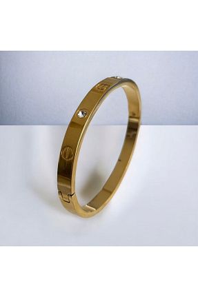 دستبند استیل (فولاد) طلائی زنانه استیل (فولاد) SİSTORİZE Your Luxury - کد 686973161