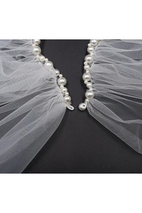 گردنی سفید زنانه پلی استر es moda shop - کد 824989599