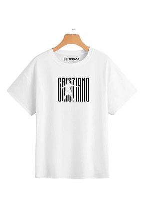 تیشرت سفید بچه گانه اورسایز BENROMA KİDS - کد 825151494