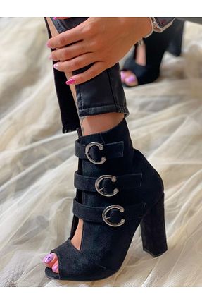 کفش پاشنه بلند کلاسیک مشکی زنانه جیر irmona - کد 825419143
