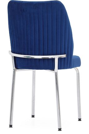 صندلی ناهار خوری سرمه ای فلزی İNCİMO - کد 807865879