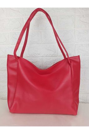 کیف دوشی قرمز زنانه چرم مصنوعی کد 825170932