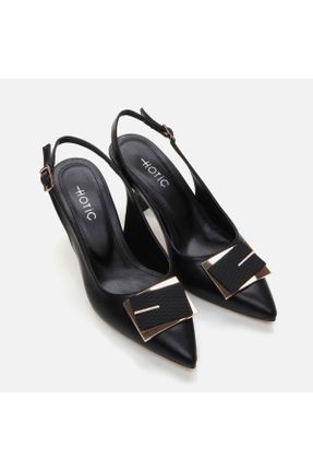 کفش پاشنه بلند کلاسیک مشکی زنانه چرم مصنوعی پاشنه نازک پاشنه متوسط ( 5 - 9 cm ) کد 825187760