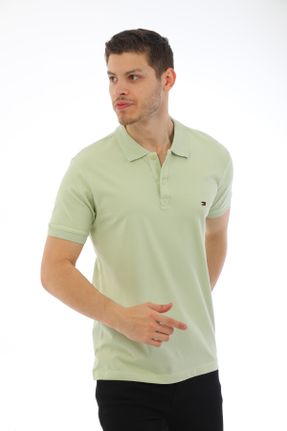 پولوشرت سبز مردانه بافتنی Boyfriend آستین-کوتاه تکی کد 825196195
