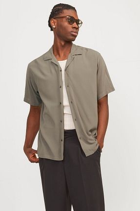 پیراهن خاکی مردانه رگولار Jack & Jones - کد 825218130