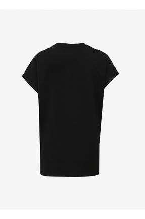 تی شرت مشکی زنانه رگولار یقه گرد کد 825255153