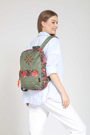 کوله پشتی خاکی زنانه سایز متوسط Street Bag - کد 825399047