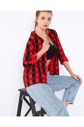 پیراهن قرمز زنانه رگولار kokoshe - کد 825447215