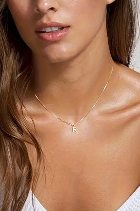 گردنبند نقره طلائی زنانه 925 عیار Azuris Silver - کد 825273799
