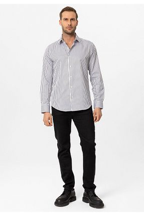پیراهن سفید مردانه Relaxed diess giyim - کد 825272350