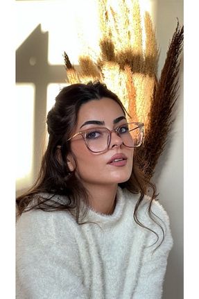عینک محافظ نور آبی زرد زنانه شیشه teknotrust - کد 825309601