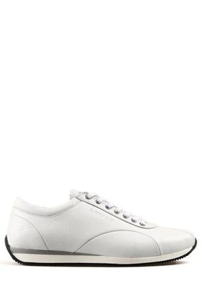 کفش کژوال سفید مردانه چرم طبیعی پاشنه کوتاه ( 4 - 1 cm ) پاشنه ساده کد 36845351