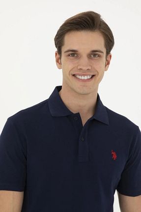 تیشرت سرمه ای مردانه یقه پولو U.S. Polo Assn. - کد 825411569