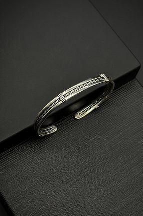 دستبند نقره مردانه 925 عیار FRNCH - کد 825483062