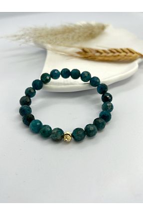 دستبند جواهر آبی زنانه سنگ طبیعی ShineOfGems - کد 825579635