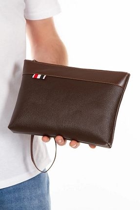 کیف پورتفوی و کلاچ قهوه ای زنانه چرم مصنوعی tuldar - کد 780675443