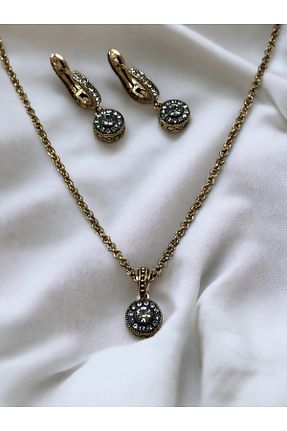 ست جواهر سفید زنانه فلزی FAYRA ACCESSORIES - کد 825561961
