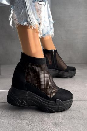 کفش پاشنه بلند پر مشکی زنانه پاشنه متوسط ( 5 - 9 cm ) پاشنه پر کد 92972908