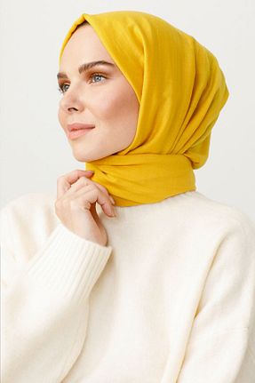 شال طوسی زنانه پنبه ای VALORSCARF - کد 825469304