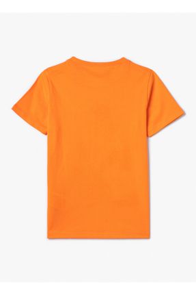 تی شرت نارنجی بچه گانه رگولار کد 825512257