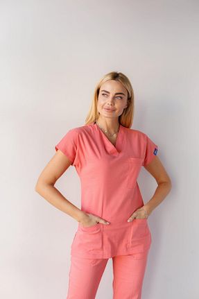 لباس ایمنی کار صورتی Dr. Mitra - کد 795833249