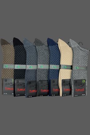جوراب قهوه ای مردانه بامبو TURKUAZ SOCKS - کد 825537427