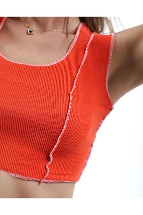بلوز نارنجی زنانه ساده Centeno - کد 825692696