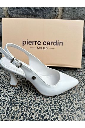 کفش کلاسیک سفید زنانه چرم مصنوعی Pierre Cardin - کد 825685874