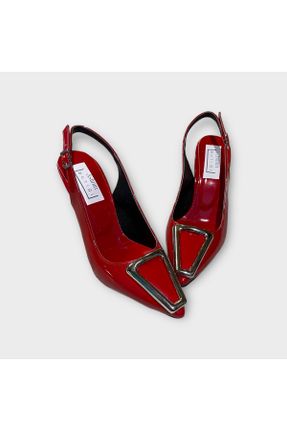 کفش پاشنه بلند کلاسیک قرمز زنانه چرم لاکی پاشنه نازک پاشنه متوسط ( 5 - 9 cm ) کد 817637330