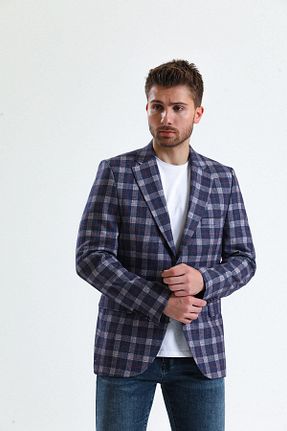کت آبی مردانه رگولار Koch London - کد 732062061