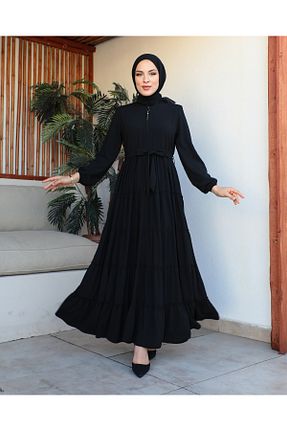 کلاه و ابایا مشکی زنانه پلی استر KADEEM - کد 825968278