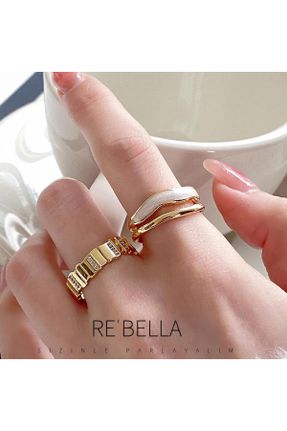 انگشتر جواهر طلائی زنانه کد 825993841