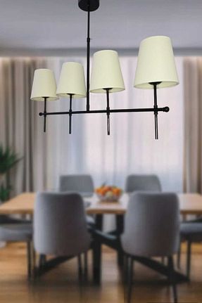 لوستر مشکی فلزی BSA LIGHTING - کد 826036213