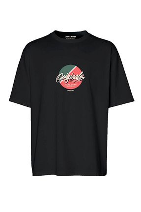 تیشرت مشکی مردانه رگولار Jack & Jones - کد 823379717