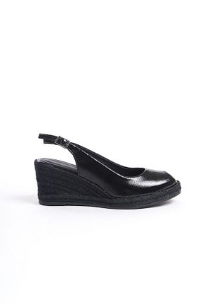 صندل مشکی زنانه پاشنه پر Elile Shoes - کد 825808191