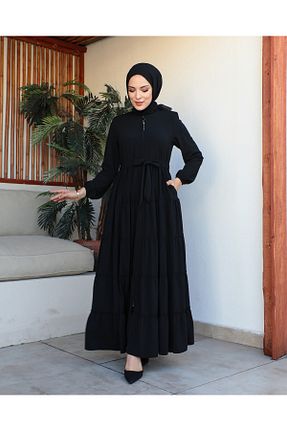 کلاه و ابایا مشکی زنانه پلی استر KADEEM - کد 825968278