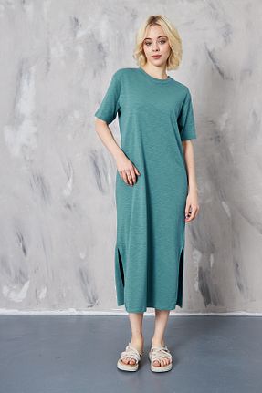 لباس سبز زنانه جین Black project - کد 825998192